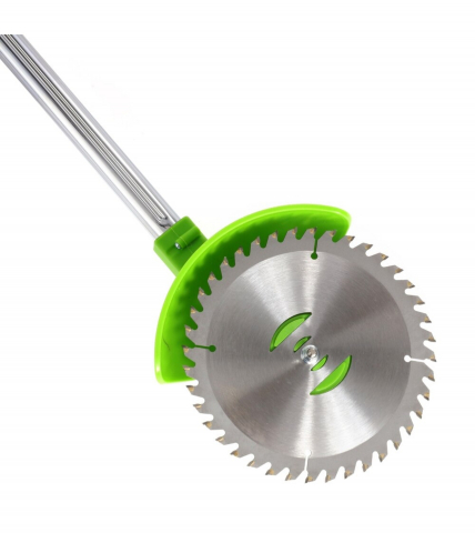 Motocoasa Electrica ALG™, pentru taiat iarba, extensibila, 2 Acumulatori, Accesorii incluse, maner reglabil protectie lama 800 W, 18 000 RPM, Verde [8]