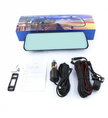 Oglinda Retrovizoare ALG™ cu Camera DVR, EcranTactil IPS 10", Full HD 1080P, Asistenta Parcare, G-Sensor, 6 Lentile HD de Sticla [17]
