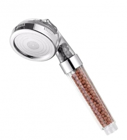 Para (Cap) de Dus, ALG™ , cu Functie Anticalcar si Filtrare , ABS Cromat, 3 Niveluri de Filtrare ,  80 mm, Difuzor Inox [1]
