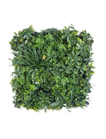 PROMOTII - Perete Verde Artificial, Panou Plante Artificiale Verzi, Des, 50 cm x 50 cm
