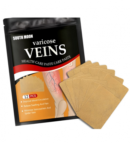 Plasturi Pentru Varice, Pachet 12 bucati (Vene Varicoase), ALG™ , Senzatia de Picioare Grele si Obosite, din Plante Naturale,Dimensiuni 7x10 cm [3]