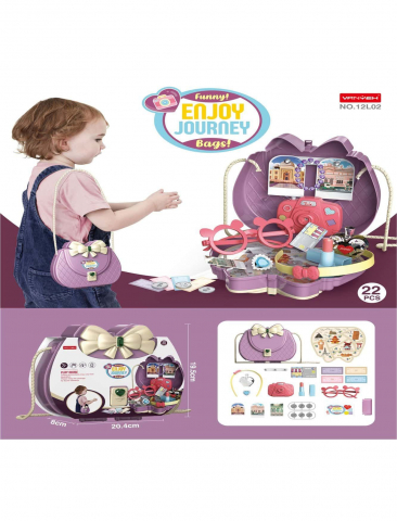 Poseta pentru fetite cu aparat foto si accesorii pentru calatorii, Enjoy Journey Bags [2]