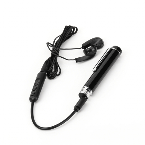 Camere Video,Audio,Spionaj - Reportofon Spion ALG™, Integrat in Pix,Dispozitiv Spionaj Ascuns cu Activare Vocala, Pana la 400 Ore Stocare, Real cu pasta de Scris,pentru inregistrari audio sau copiat,Negru