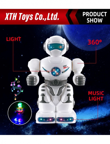 Robot Interactiv cu lumini si sunete, se deplaseaza si se roteste [3]