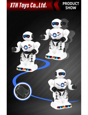Robot Interactiv cu lumini si sunete, se deplaseaza si se roteste [4]