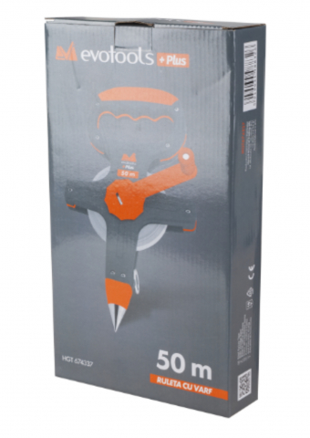 Ruleta 50 metri, cu varf EvoTools Professional [1]