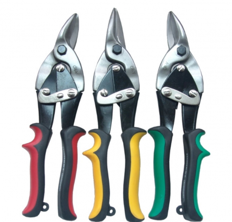 Consumabile si accesori - Set 3 foarfeci pentru tabla, 250 mm EvoTools