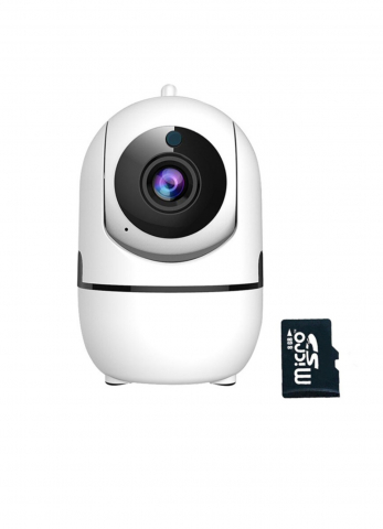 Set Baby Monitor Wireless , Monitorizare Video Audio Bebelusi , Vedere Nocturna, Sunet Bidirectional, Functie Push To Talk, Rotire Automata, Full HD 2MP 1920*1080, Senzor Miscare, Alb [10]