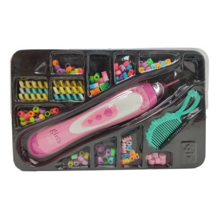 Set de margele si accesorii pentru par cu dispozitiv special pentru aplicare usoara, Fashion Hair Beader [3]
