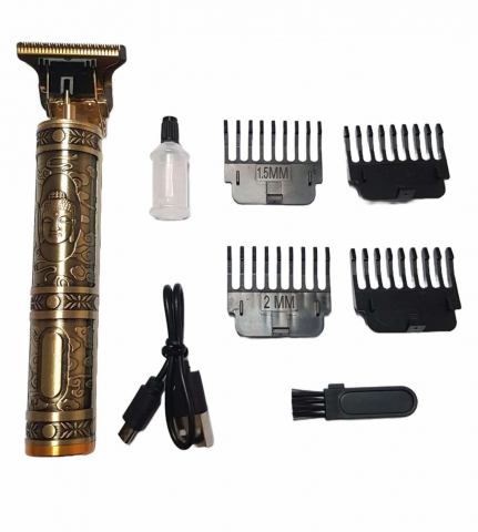 Set Masina de Tuns cu precizie pentru Contur si Shaver de ras, fara Fir, Lame din Inox, Incarcare USB [4]