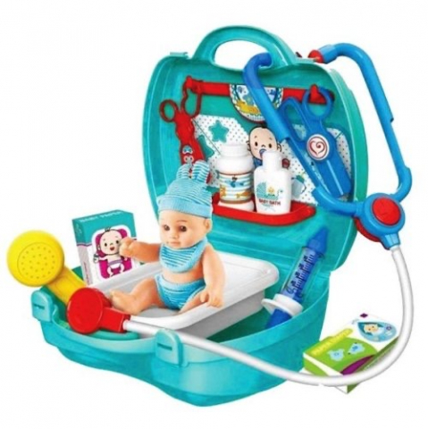 UNIVERSUL COPIILOR - Set Mega Creative trusa medicala doctor bebelus Verde