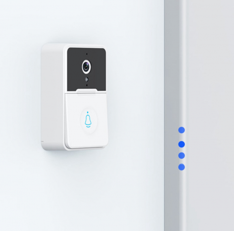 Sonerie Inteligenta Video X3 ALG™, Fara Fir, Cu Camera Video 720p, Aplicatie Dedicata Android/iOS, Microfon Audio Bidirectional, Apel Vocal Si Interfon Video, Distanta 30 Metri, Wi-Fi 2.4Mghz, Alerta [5]