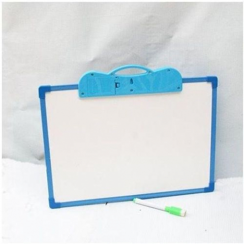 Tableta 2in1 pentru baietei, cu o parte cu ecran tactil si sunete si o parte de tabla eco pentru scris cu marker [2]