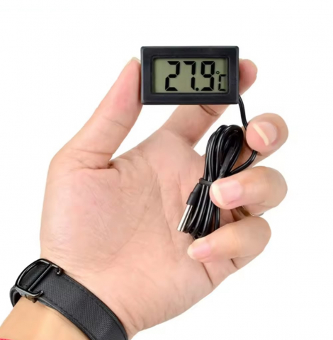 Termometru Digital ALG™,cu Fir si Sonda, interior/exterior, BATERII INCLUSE [3]