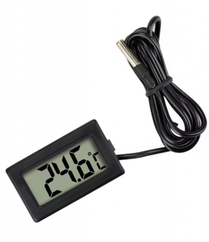 Termometru Digital ALG™,cu Fir si Sonda, interior/exterior, BATERII INCLUSE [1]
