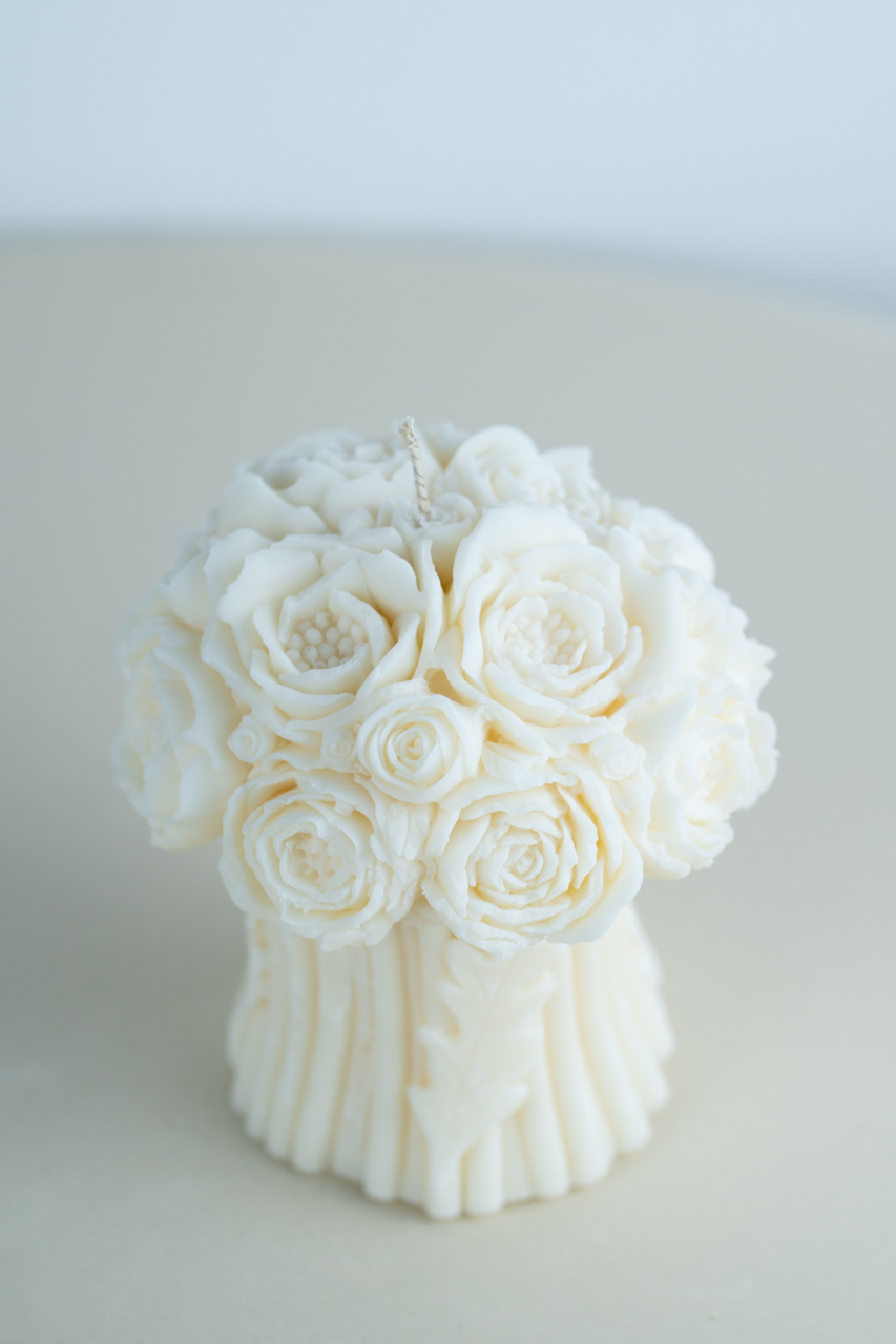 Lumanare Bouquet alba [3]