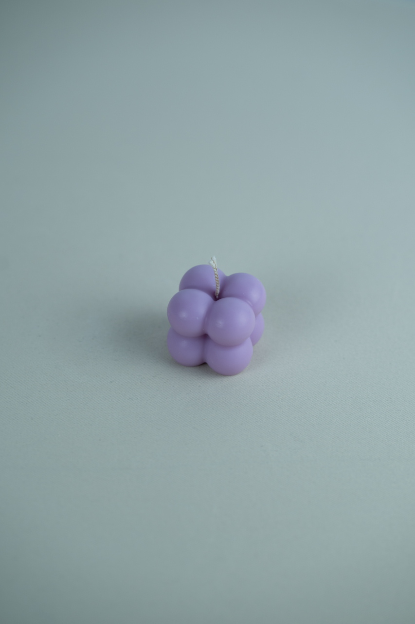 Lumanare Bubble Cub XS violet [2]