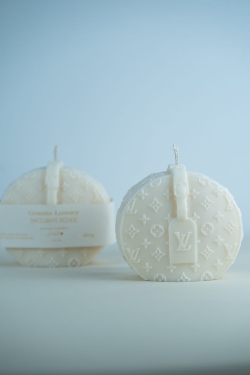 Lumanare Geanta Luxuxry alba [3]