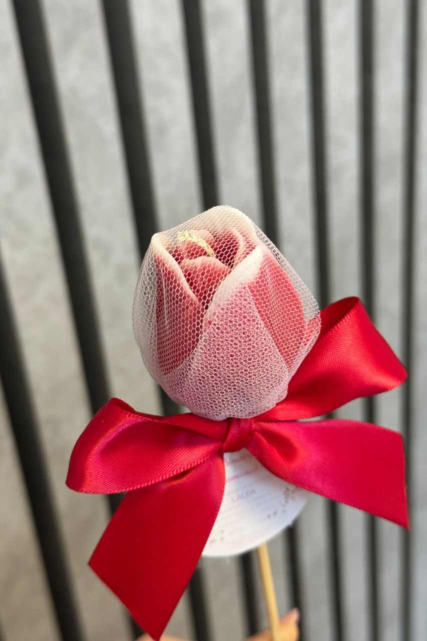 Lumânare Lalea rosie – Mărțișor Parfumat [3]