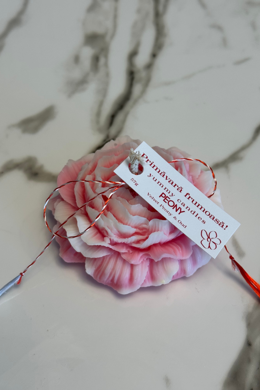 Lumanare Martisor Bujor roz [2]