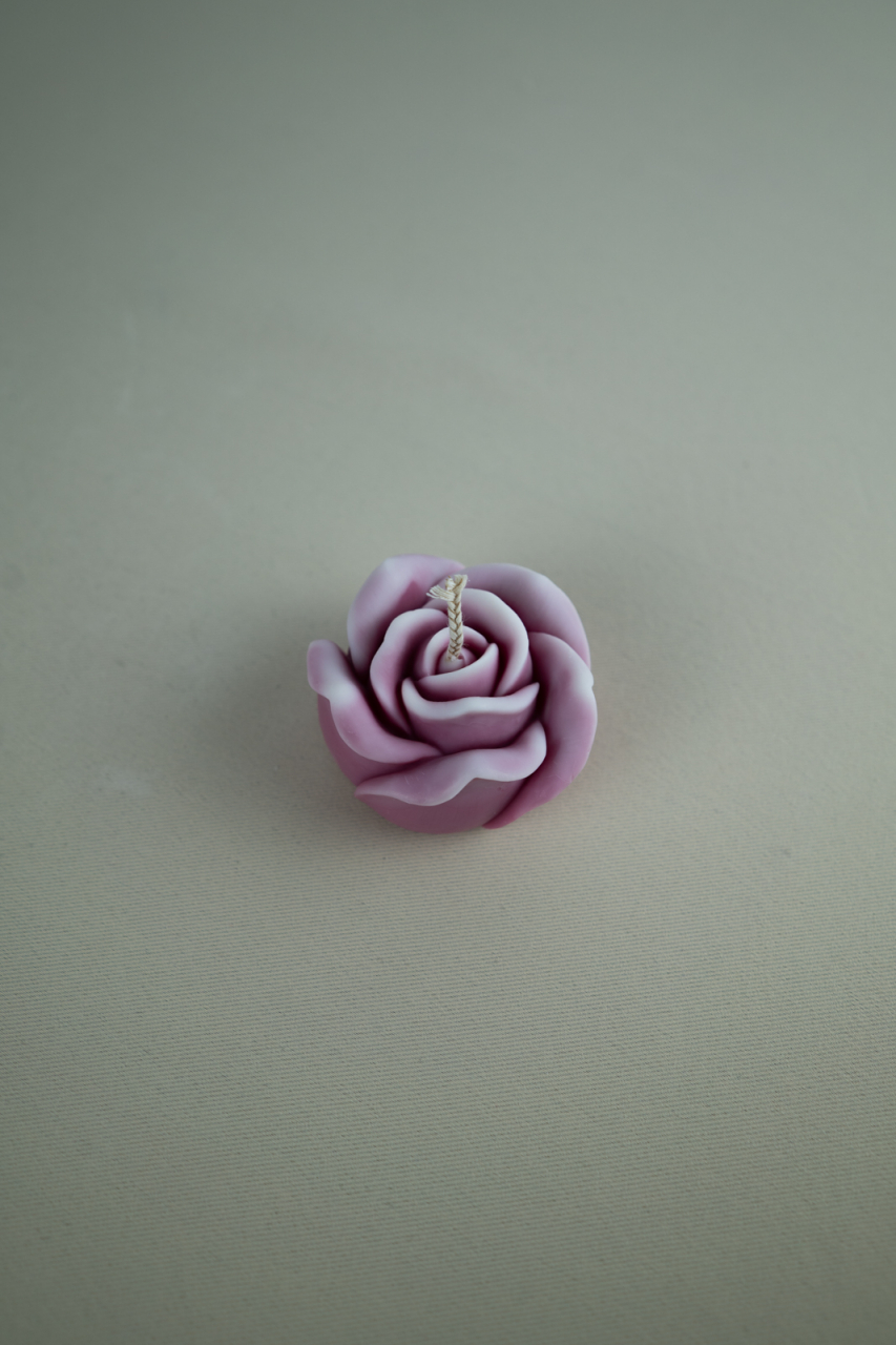 Lumanare Rose mov rose [2]