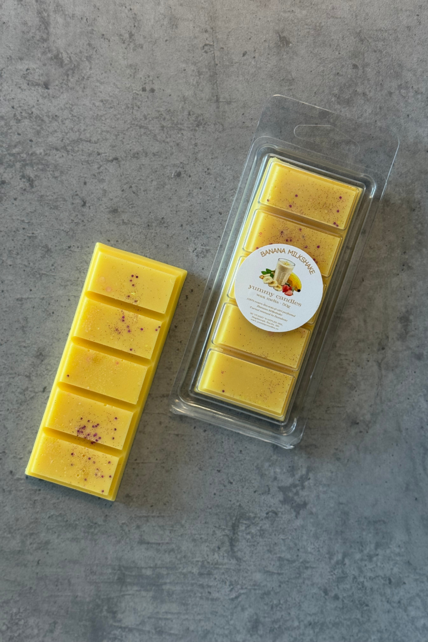 Wax Melts Banana Milkshake – parfum gurmand dulce, ceară de soia [2]