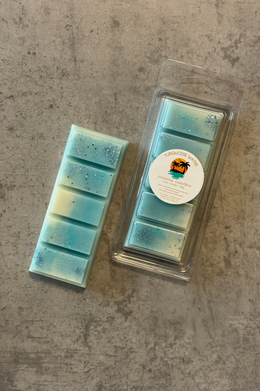 Wax Melts Turquoise Water – parfum floral-verde, ceară de soia [2]