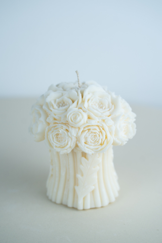 Lumanare Bouquet alba [1]