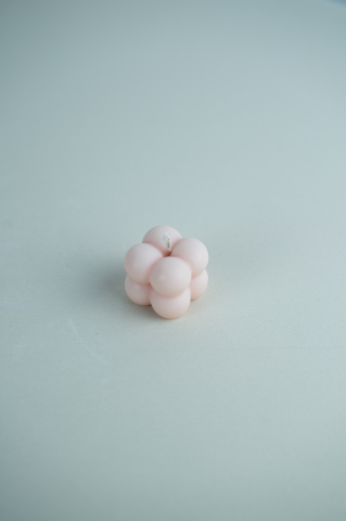Lumanare Bubble Cub XS light rose [1]