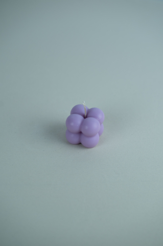 Lumanare Bubble Cub XS violet [1]