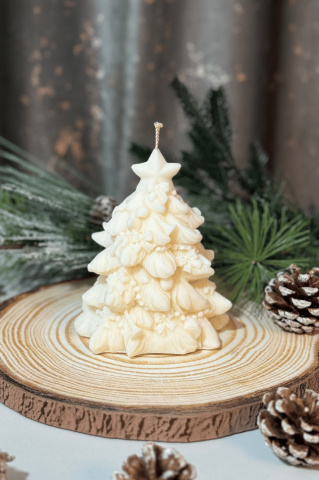 Lumanari Craciun - Lumanare Christmas Tree alba