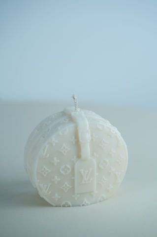 Lumanare Geanta Luxuxry alba [1]