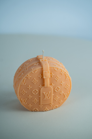 Lumanare Geanta Luxuxry portocalie [1]