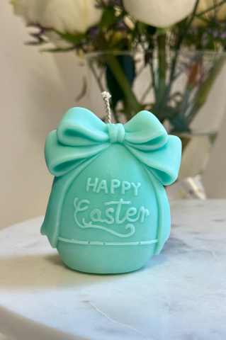Lumanari Paste - Lumanare Happy Easter turcoaz