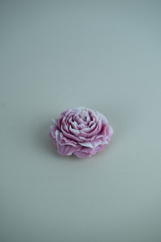 Lumanare Peony mov rose [1]