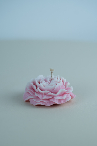 Lumanare Floare - Lumanare Peony roz