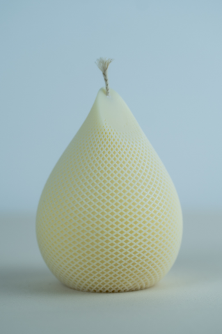 Lumanari Decorative - Lumanare Rain Drop alba