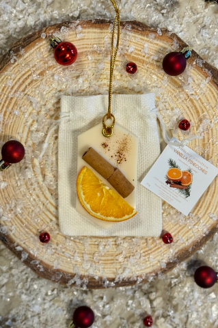 Lumanari Craciun - Odorizant de dulap hexagonal Vanilla Pinecones