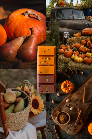 Fructate - Wax Melts Autumn Harvest – parfum de dovleac și pere