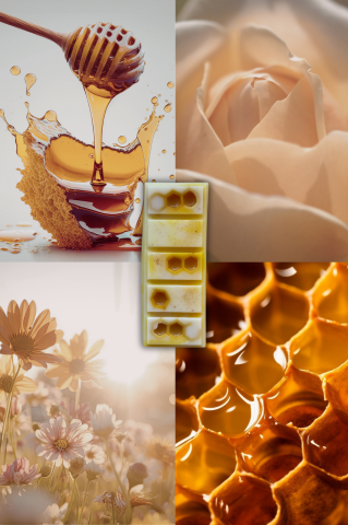 Dulci & Gurmande - Wax Melts Honey Blossom – parfum floral dulce, ceară de soia