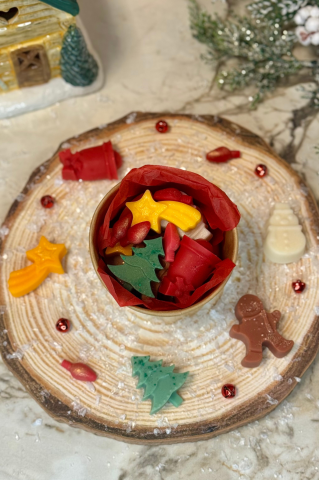 Lumanari Craciun - Winter Magic Melts – Set Wax Melts Asortate Crăciun, Parfumuri de Iarnă, Cadou Aromatic Festiv