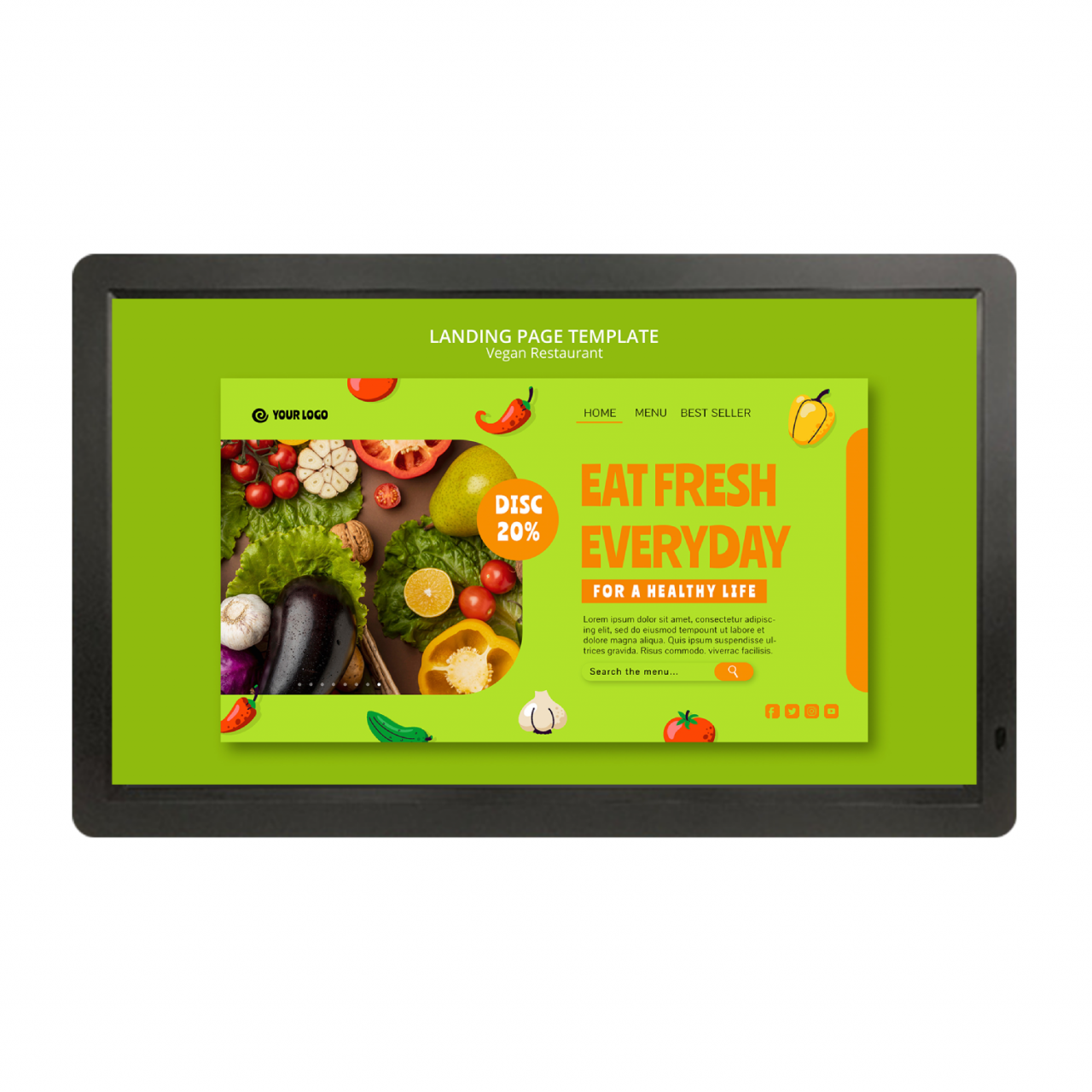 Rama Foto Digitala Zadabso®, 21.5 INCH, 1920*1080, WIFI, MicroSD, Poze/Video, Difuzor [1]