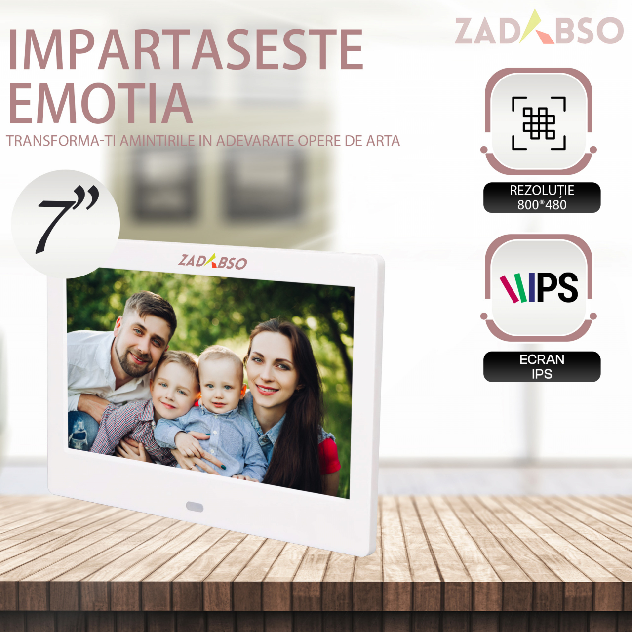 Rama foto digitala Zadabso [9]