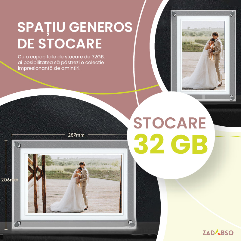 Rama foto digitala compatibila Frameo [4]