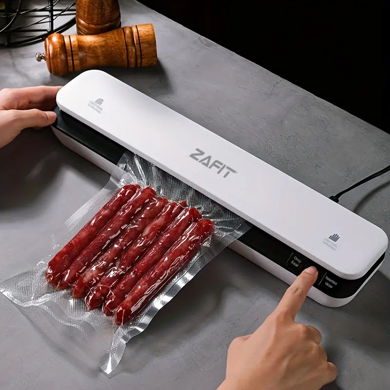 Aparat de vidat alimente ZAFIT™ VID-360W, 30 cm bara de lipire, 10 pungi incluse, Negru/Alb [8]
