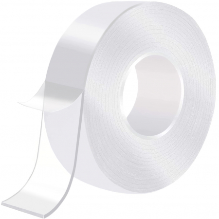Benzi dublu adezive - Banda dublu adeziva ZAFIT™, rezistenta la apa, siliconica, transparenta, 3 cm latime