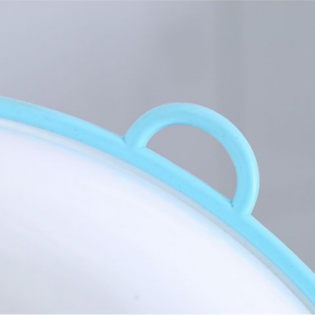 Reductor WC ZAFIT® - Portabil, capac toaleta copii, colac suprafata de siguranta antialunecare, antiderapant, Alb/Albastru [5]