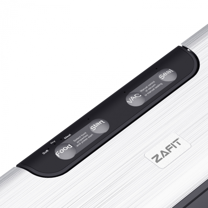 ZAFIT™ VID-125 Professional vákuumcsomagoló gép, 125 W, 32 cm-es hegesztőszalag, 5 vákuumtasak mellékelve, Ezüstmetál színű [3]