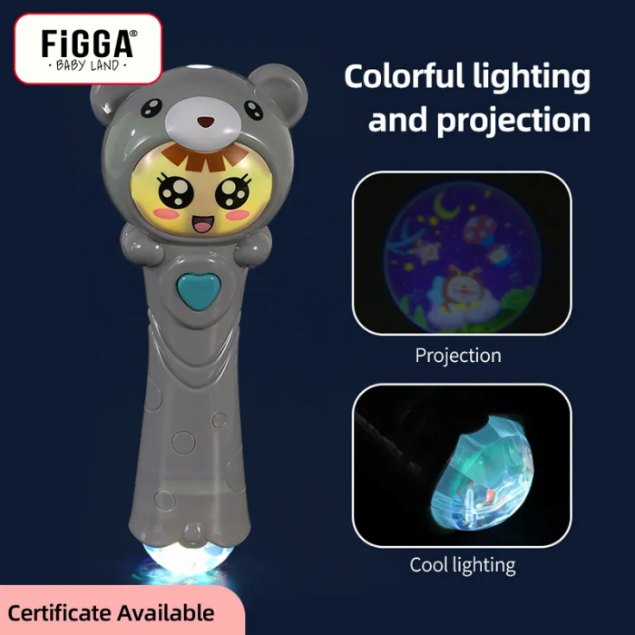 FiGGA® gyermek járássegítő – multifunkciós, oktató és szenzoros, zenés térrel és mikrofonnal, fiúknak és lányoknak [6]