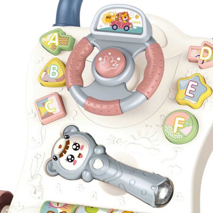 FiGGA® gyermek járássegítő – multifunkciós, oktató és szenzoros, zenés térrel és mikrofonnal, fiúknak és lányoknak [7]